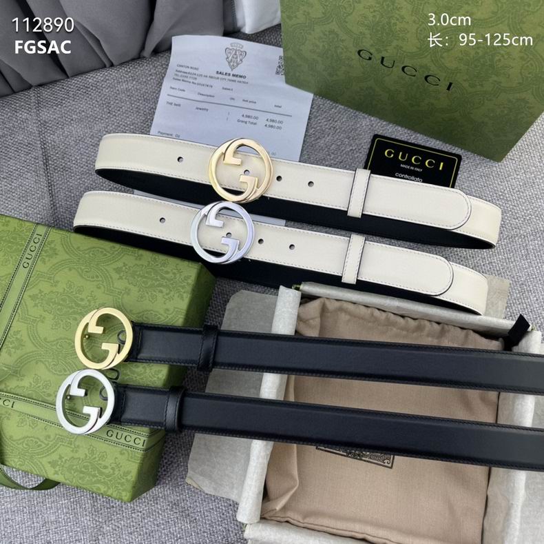 Gucci belt 30mmX95-125cm 8L (13)